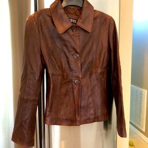 LEATHER JACKET BY GUESS